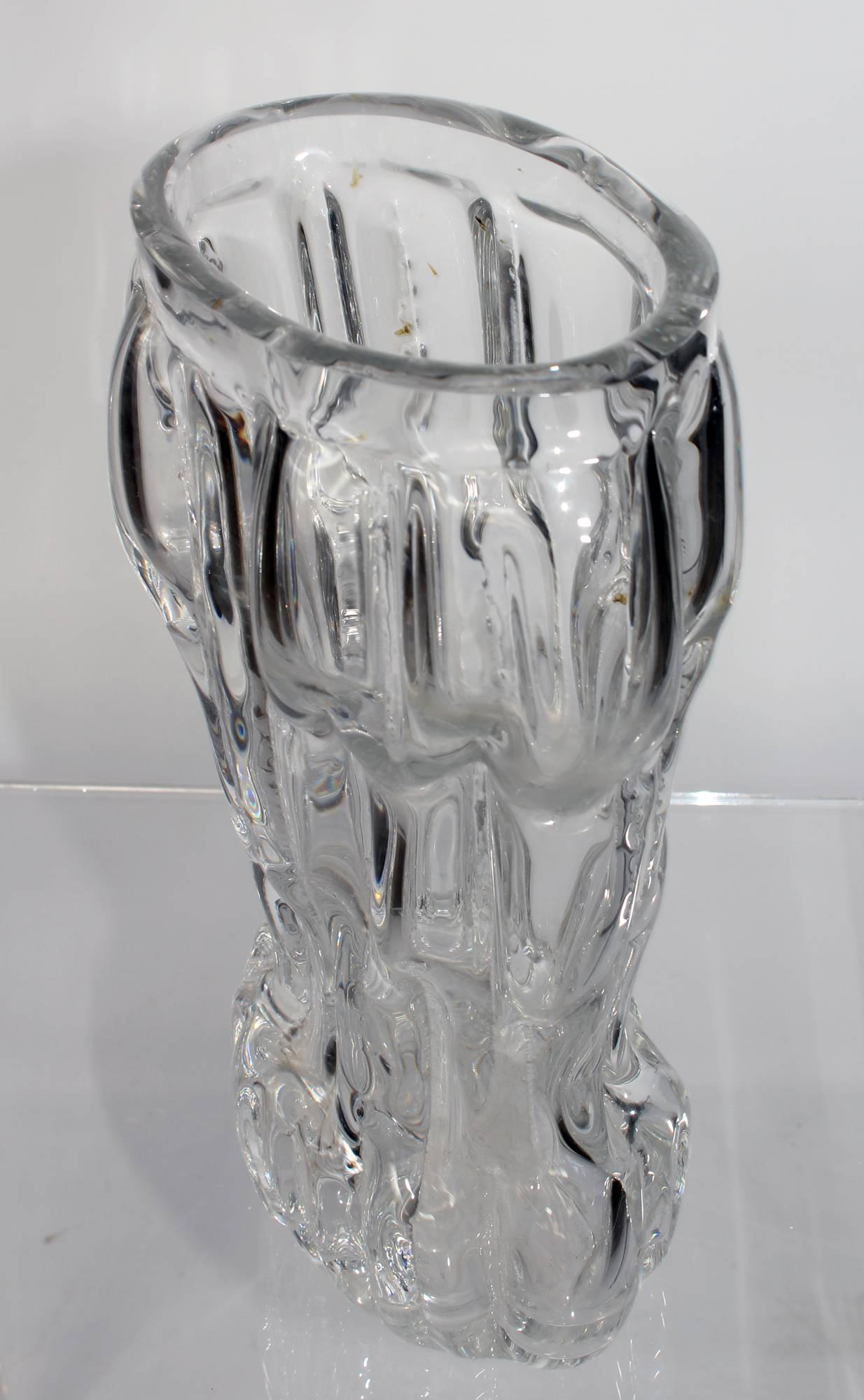 European 1970s Glass Vase For Sale