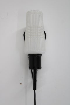 Lampada da parete in vetro degli anni '70, Cecoslovacchia
