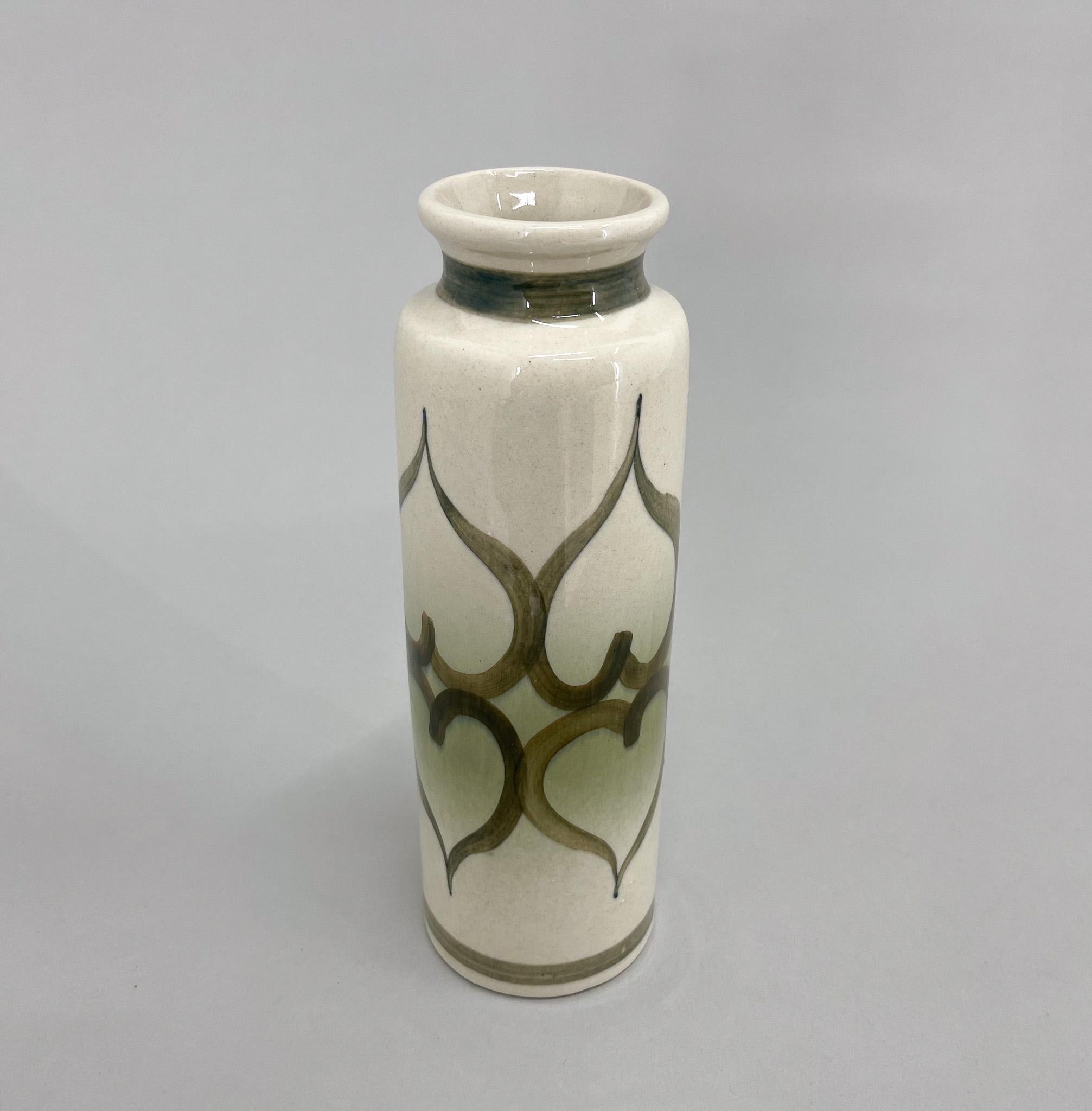 Mid-Century Modern 1970s Glazed Ceramic Vase by Ditmar Urbach, Czechoslovakia For Sale
