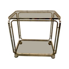 Carrello portabevande d'oro anni '70