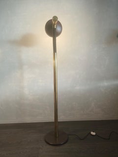 1970s goose neck floor lamp by Egon Hillebrand