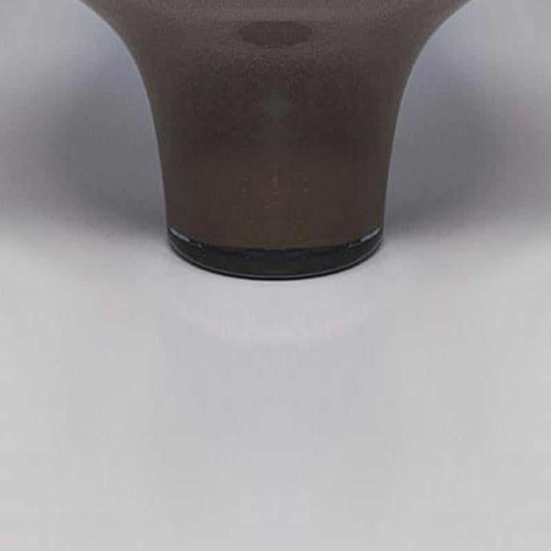 Late 20th Century 1970s Gorgeous Beige Vase in Murano Glass by Dogi. Made in Italy For Sale