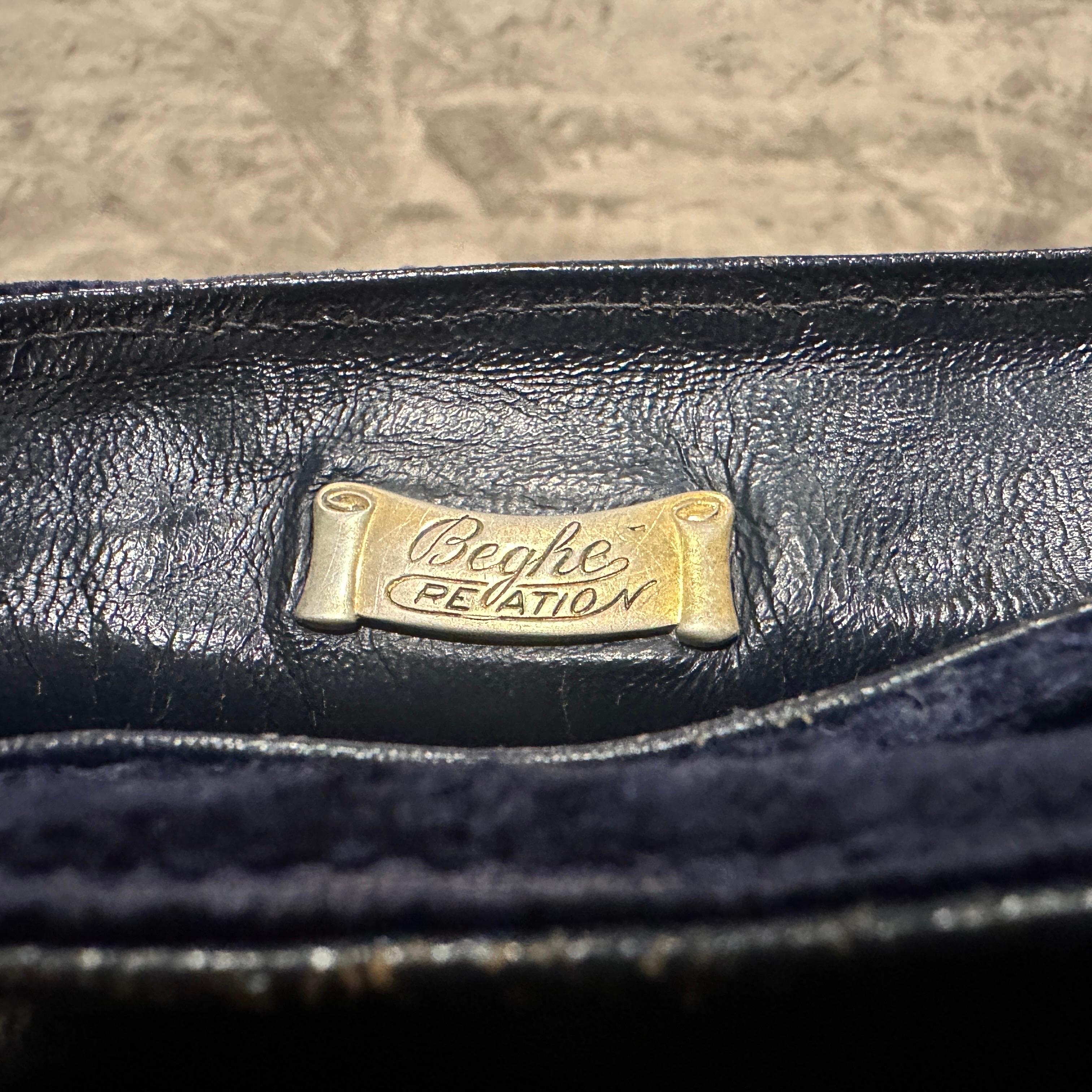 1970 - Magnifique sac à bandoulière italien en velours et laiton bleu et turquoise en vente 9