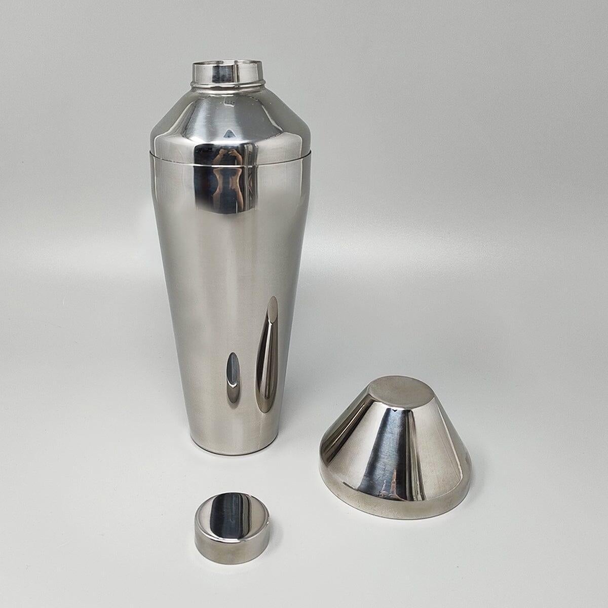 italien Magnifique shaker à cocktail des années 1970. Fabriqué en Italie en vente