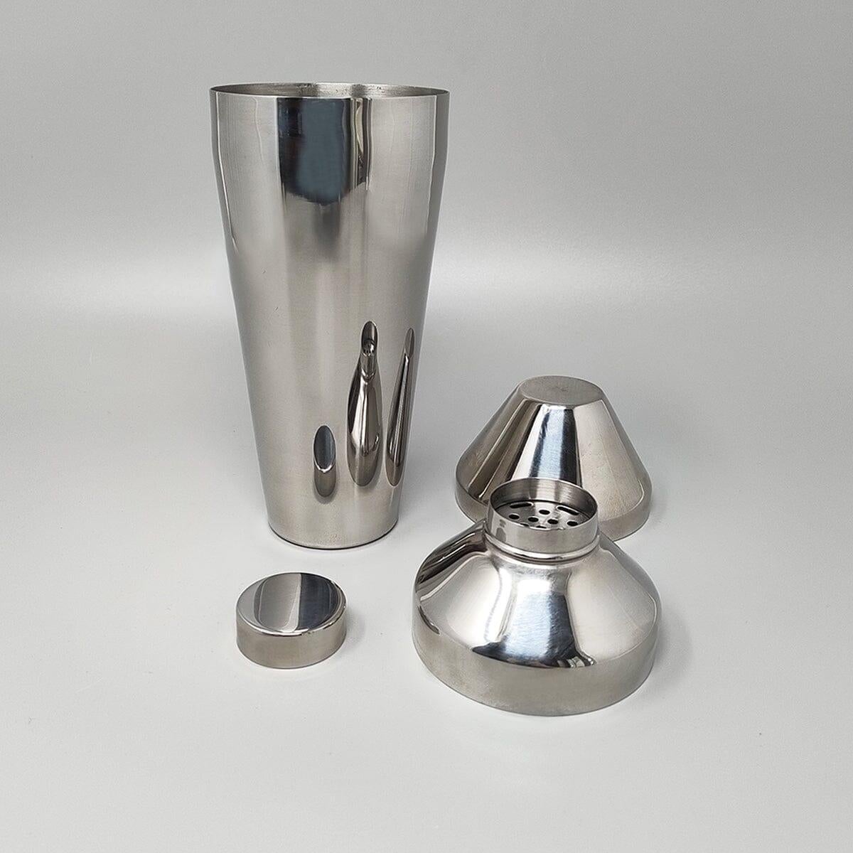 Magnifique shaker à cocktail des années 1970. Fabriqué en Italie Excellent état - En vente à Milano, IT
