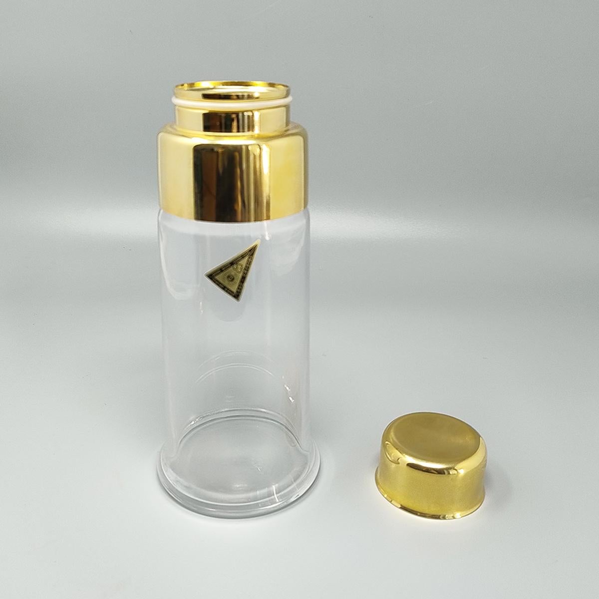 Italiano Shakers anni '70 con secchiello per ghiaccio di Dorval in oro 24K e C.C. in vendita