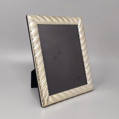 1970s Gorgeous Photo Frame in Silver Plated. Made in Italy