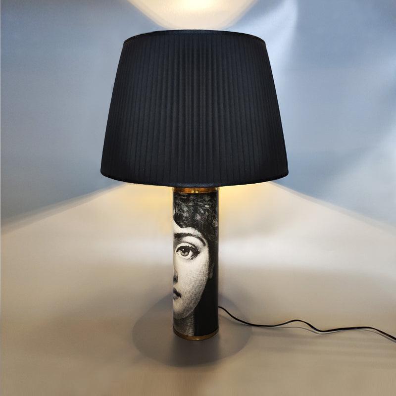 Metal 1970s Gorgeous Piero Fornasetti Table Lamp, Made in Italy, 'Not a Replica' For Sale