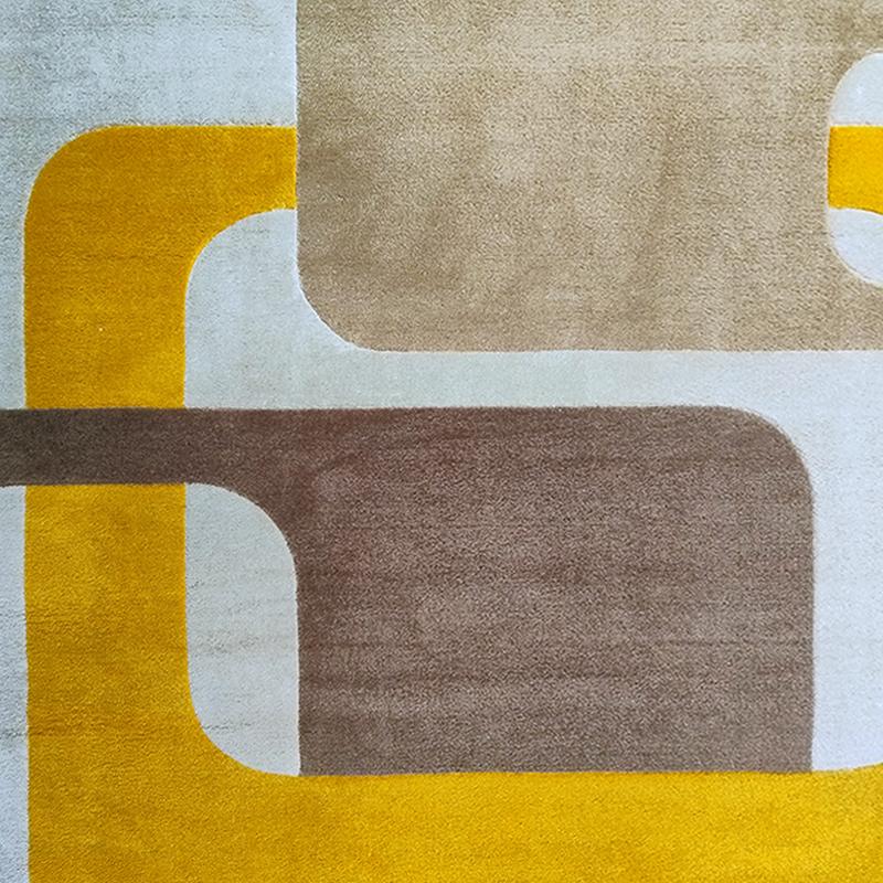 Late 20th Century 1970s Gorgeous Rug by Paracchi Model Twist. Pure wool. Made in Italy For Sale