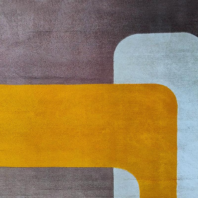 Wool 1970s Gorgeous Rug by Paracchi Model Twist. Pure wool. Made in Italy For Sale