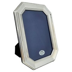 1970s Gorgeous Silver Plated Photo Frame. Made in Italy