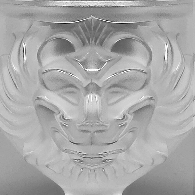 Fin du 20e siècle Magnifique ensemble à fumer des années 1970 par Lalique, signé sur le fond, fabriqué en France en vente