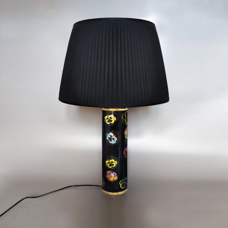 Mid-Century Modern 1970s Gorgeous Unique Piero Fornasetti Table Lamp. Made in Italy