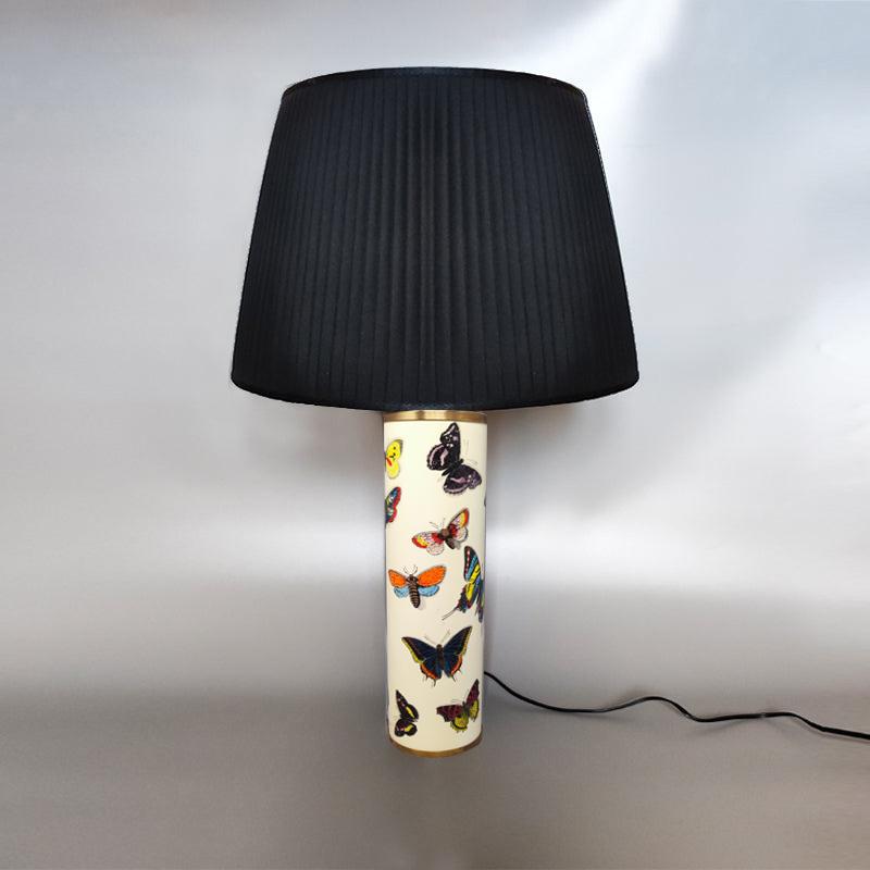 Italian 1970s Gorgeous Unique Piero Fornasetti Table Lamp. Made in Italy For Sale