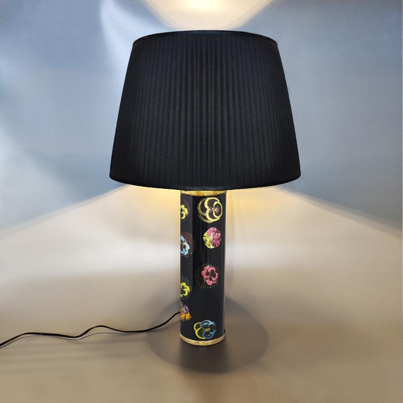 Metal 1970s Gorgeous Unique Piero Fornasetti Table Lamp. Made in Italy