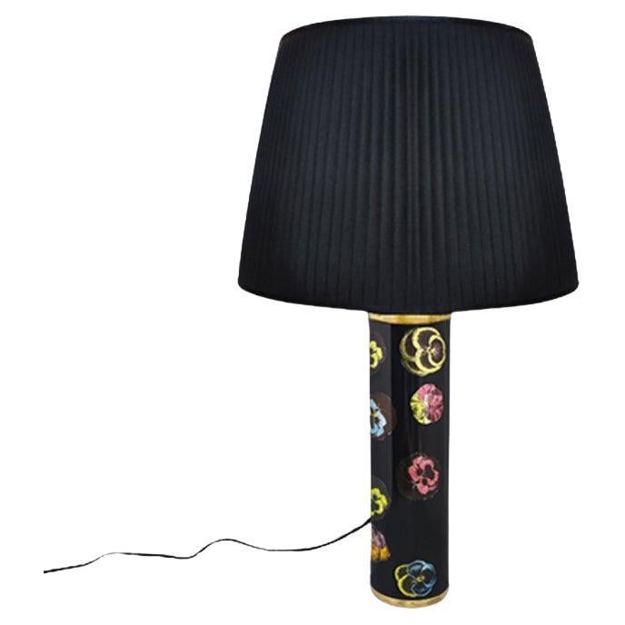 1970s Gorgeous Unique Piero Fornasetti Table Lamp. Made in Italy