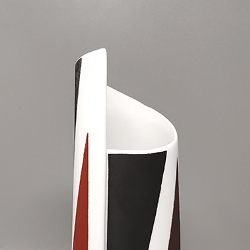 Late 20th Century 1970s Gorgeous Vase in Ceramic by Emilio Pucci, Made in Italy