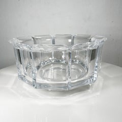 1970s Elegant Lucite Paneled Bowl by Grainware