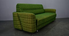1970s Green 3-Seater Sofa/bed, Italy