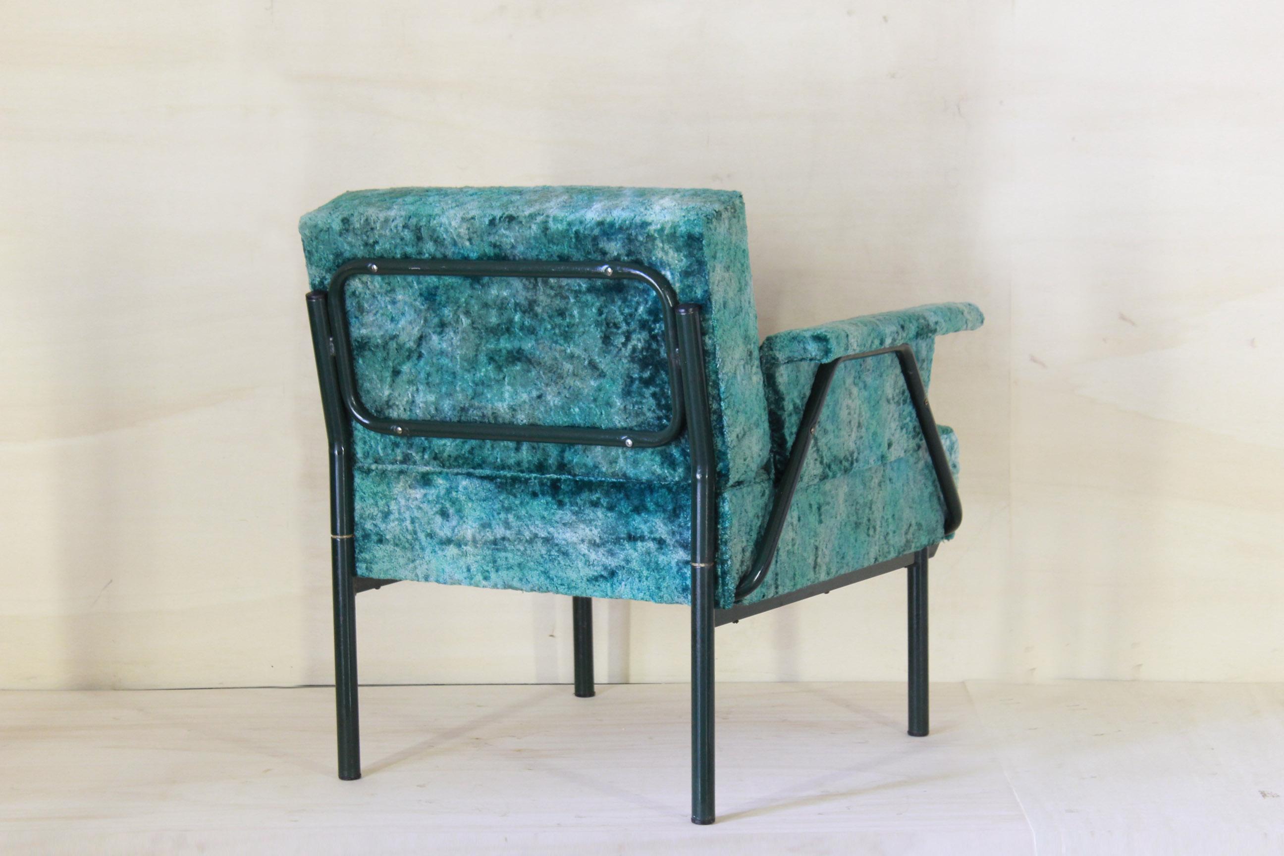 Late 20th Century 1970s Green Vintage Armchair