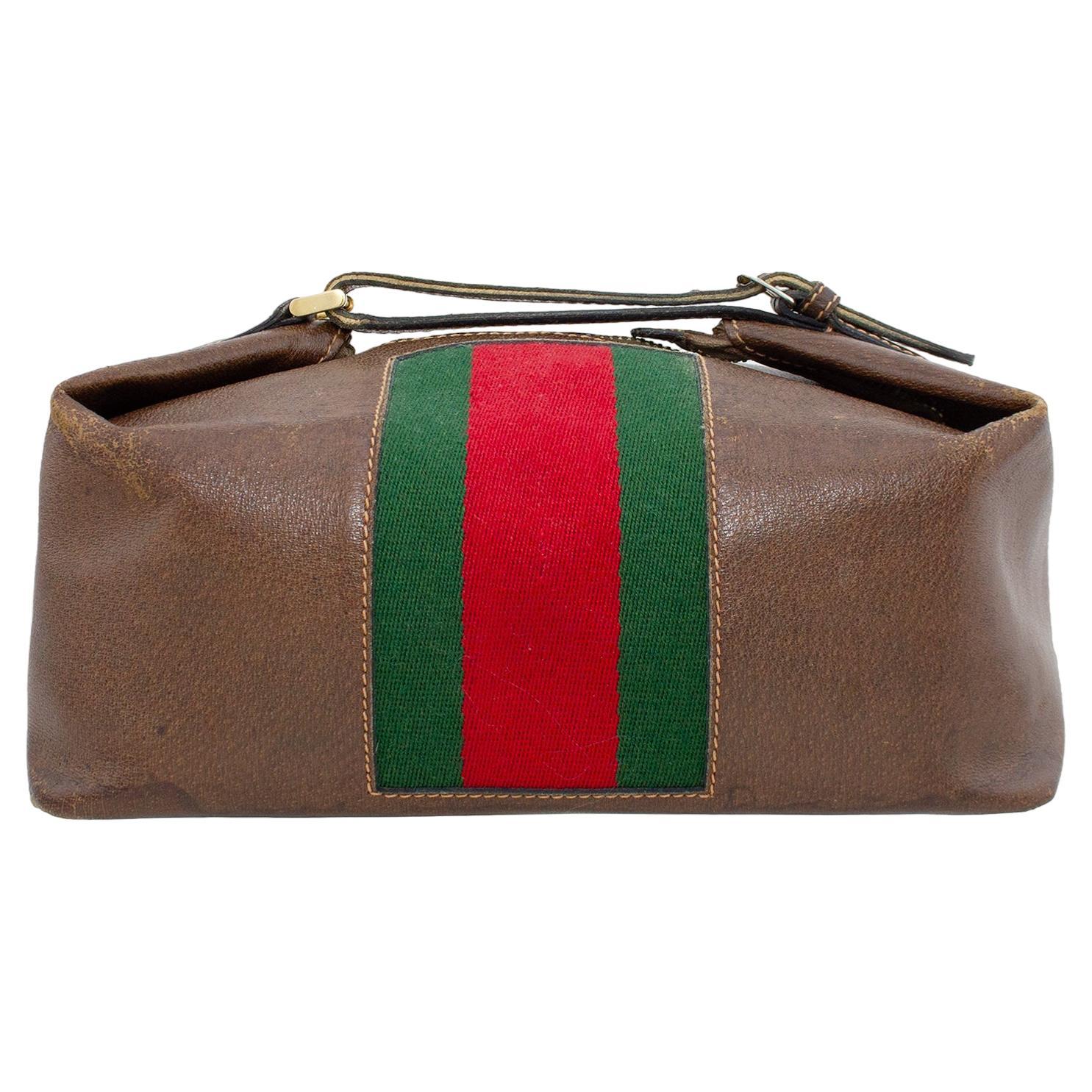 1970s Gucci Cosmetic Bag  For Sale