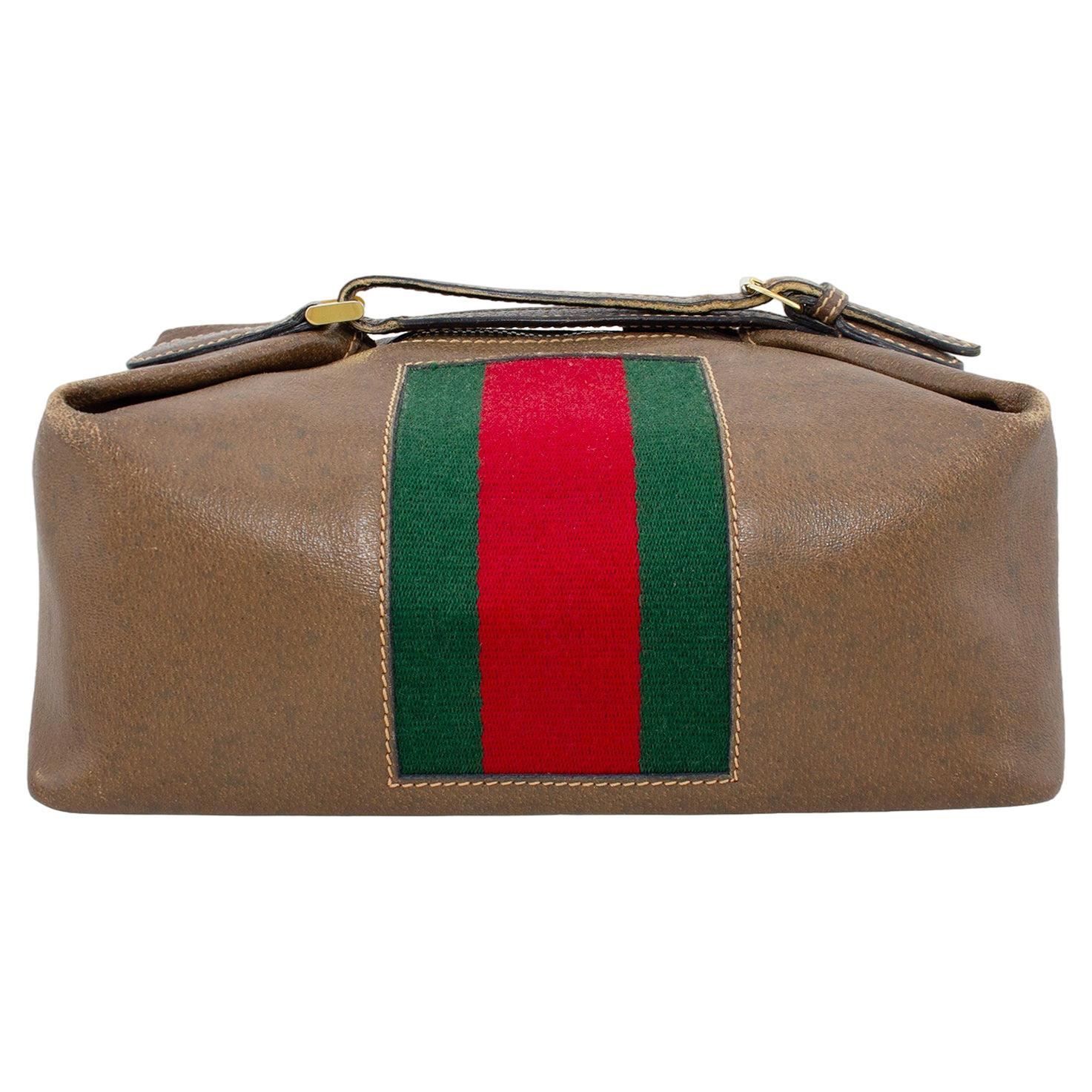 1970s Gucci Cosmetic Bag  For Sale