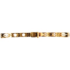 1970s Gucci "G" Gold Plated Metal Belt