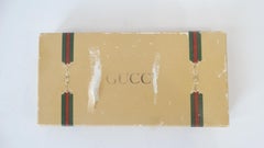 1970s Gucci Gold & Navy Blue Enamel Mini Perfume Bottle