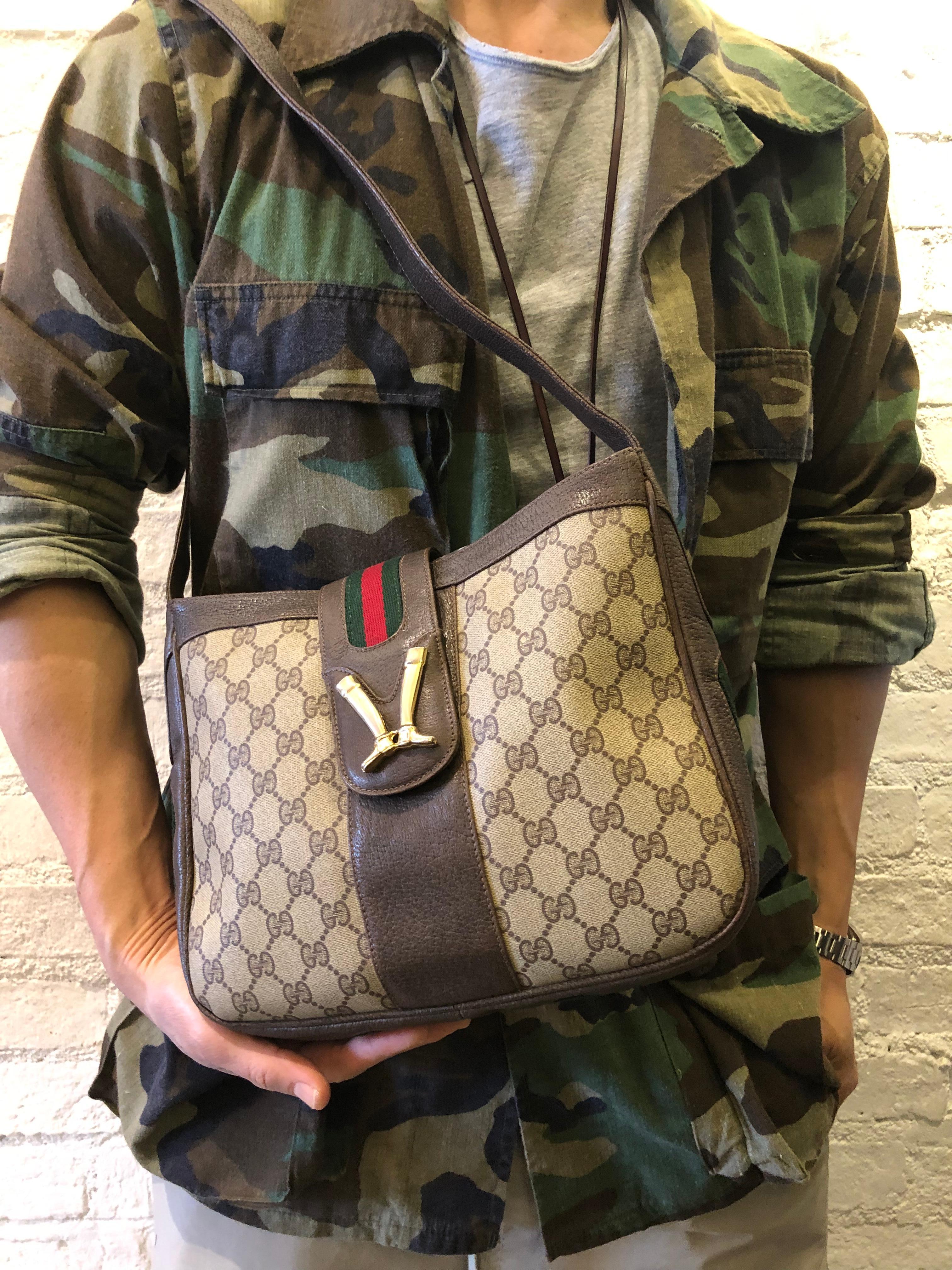 gucci camouflage bag