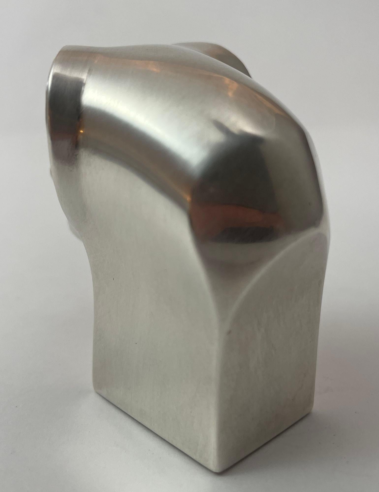 1970 Gunnar Cyrén for Dansk Silver Plate Elephant Figurine Paperweight en vente 6