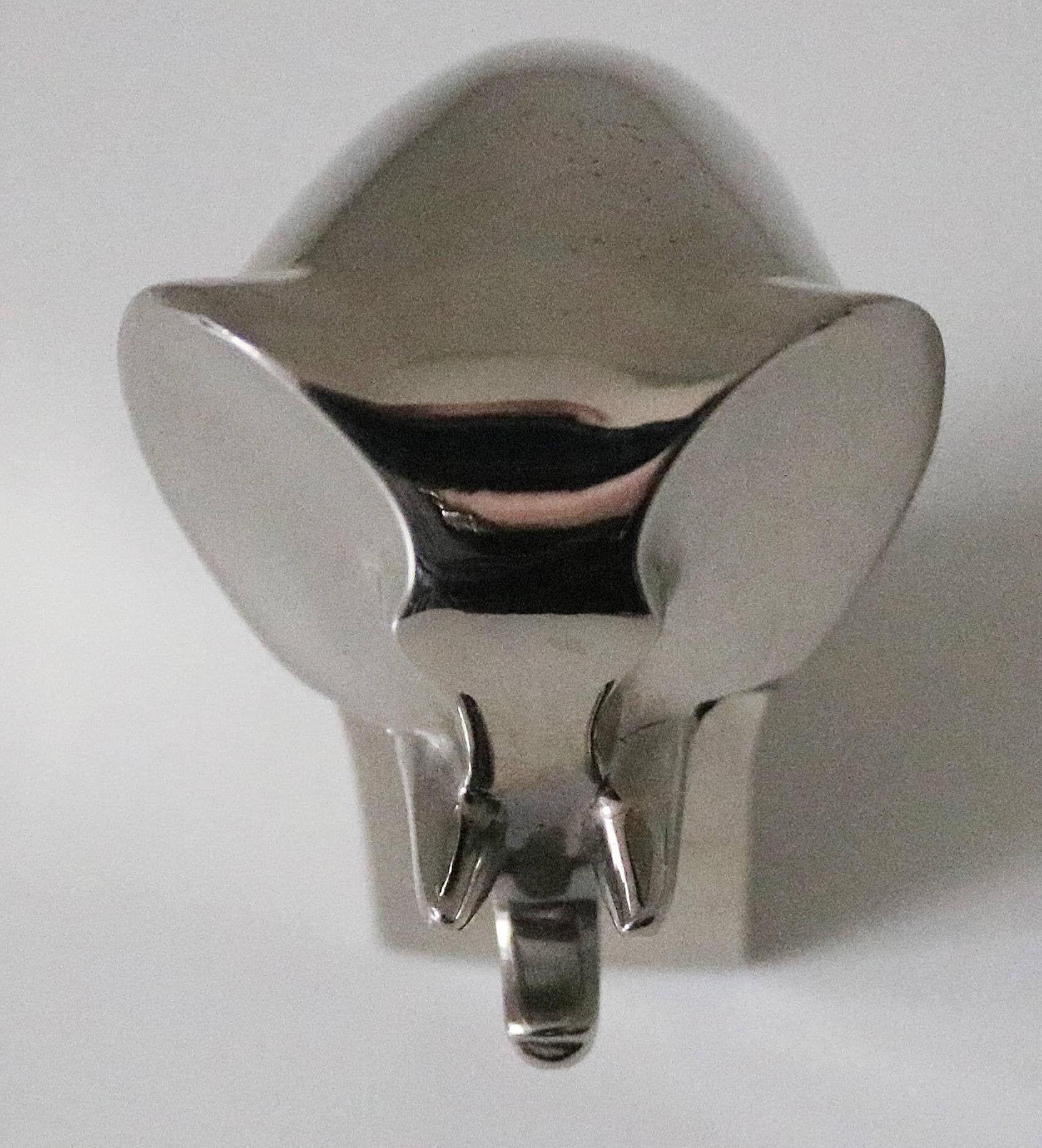 1970er Gunnar Cyrén für Dansk Silver Plate Elefantenfigur Briefbeschwerer (Poliert) im Angebot