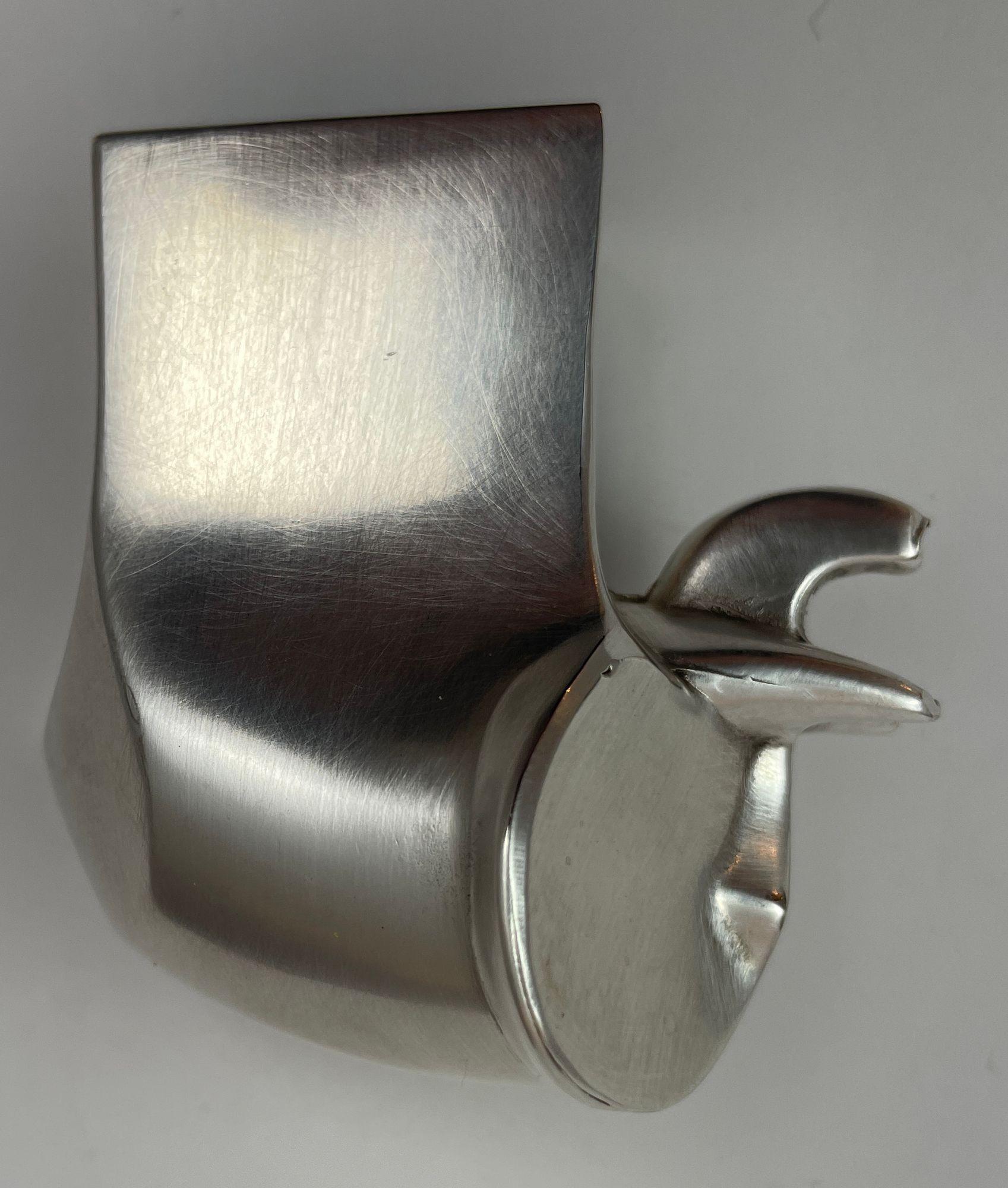 1970er Gunnar Cyrén für Dansk Silver Plate Elefantenfigur Briefbeschwerer (20. Jahrhundert) im Angebot