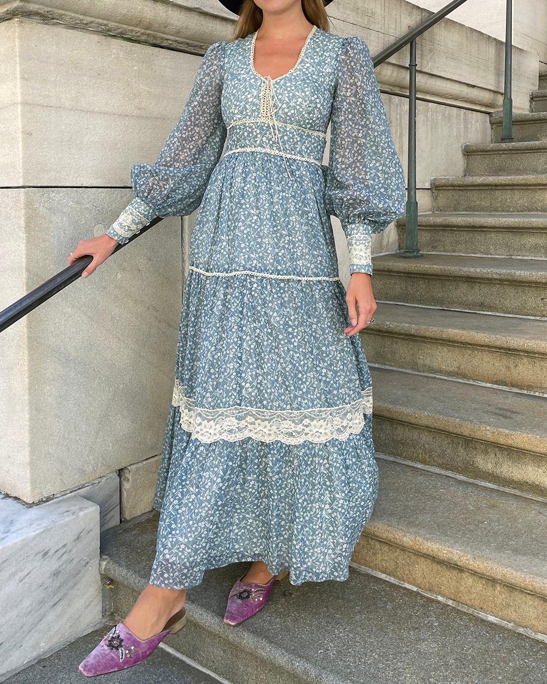 gunne sax dress 1970s