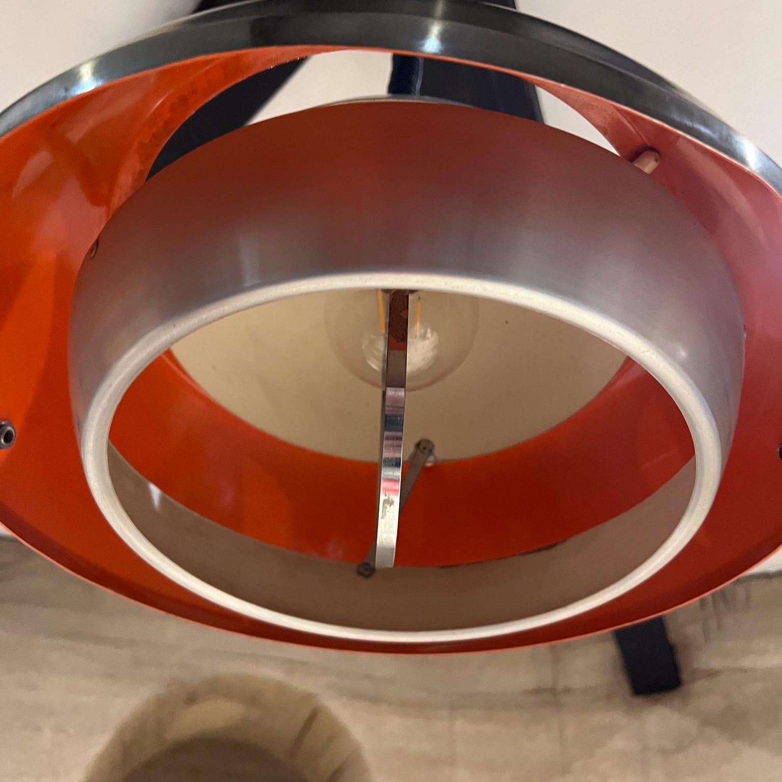 Alluminio Lampada a sospensione Guzzini Space AGE Chrome anni '70 Italia in vendita
