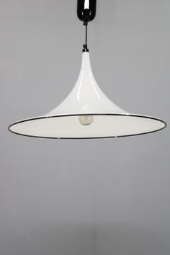 1970s Guzzini "Trumpet" Pendant Lamp by Meblo, Italy