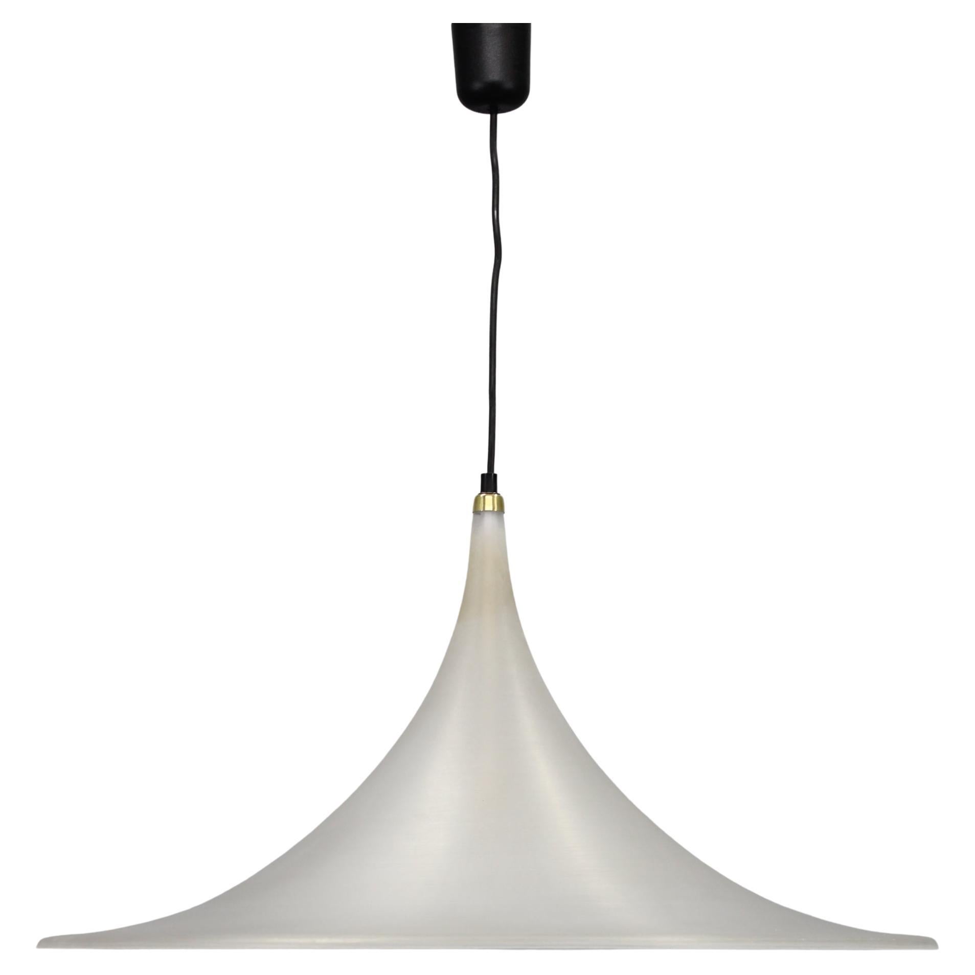 1970s Guzzini "Trumpet" Pendant Lamp by Meblo , Italy