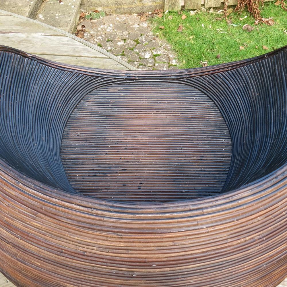 20th Century 1970s Habitat Garden Rattan Spherical Chair