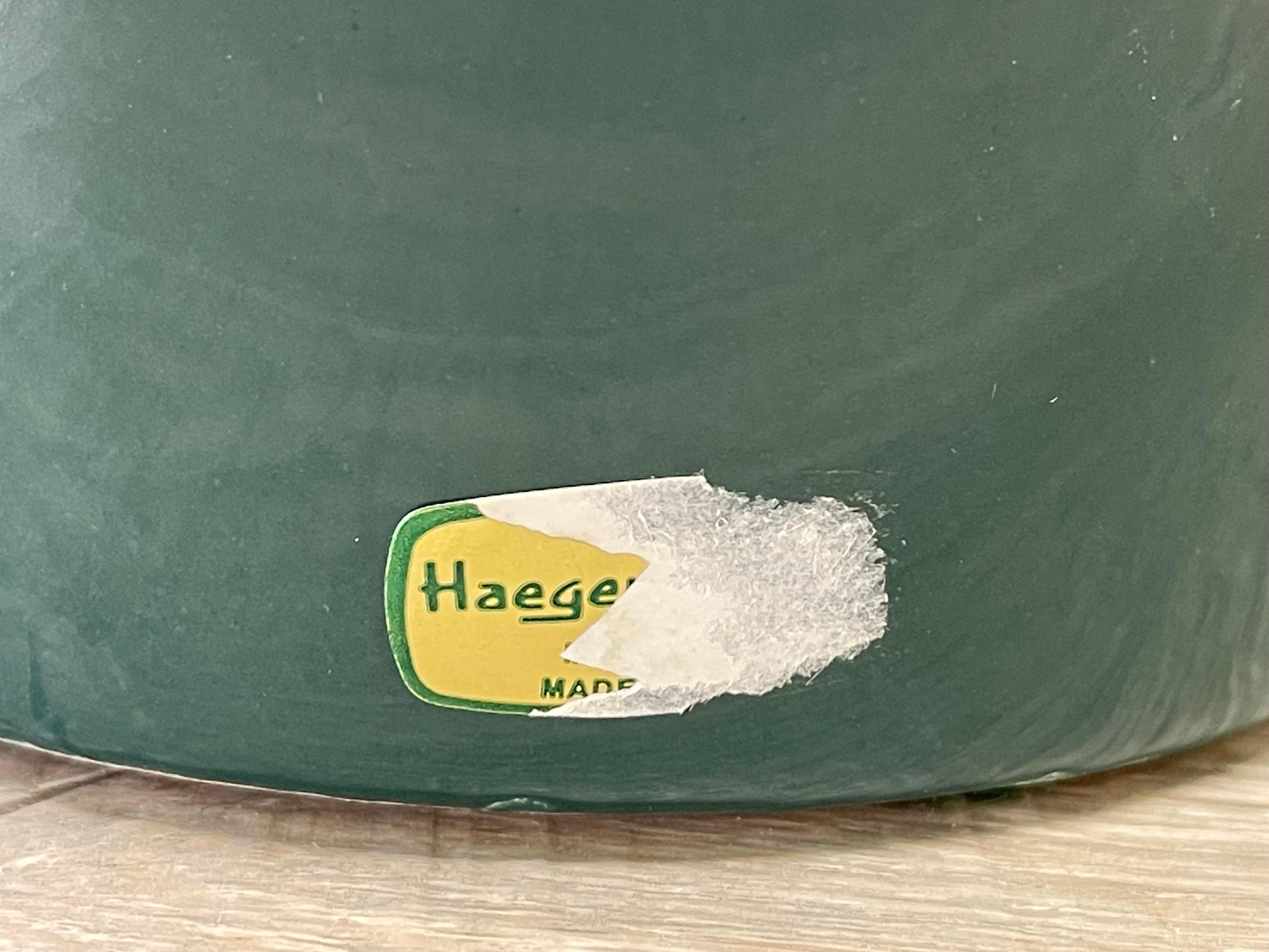 haeger vase green