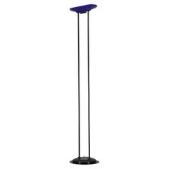 1970s Halogen Floor Lamp With Glass Shade , Europe