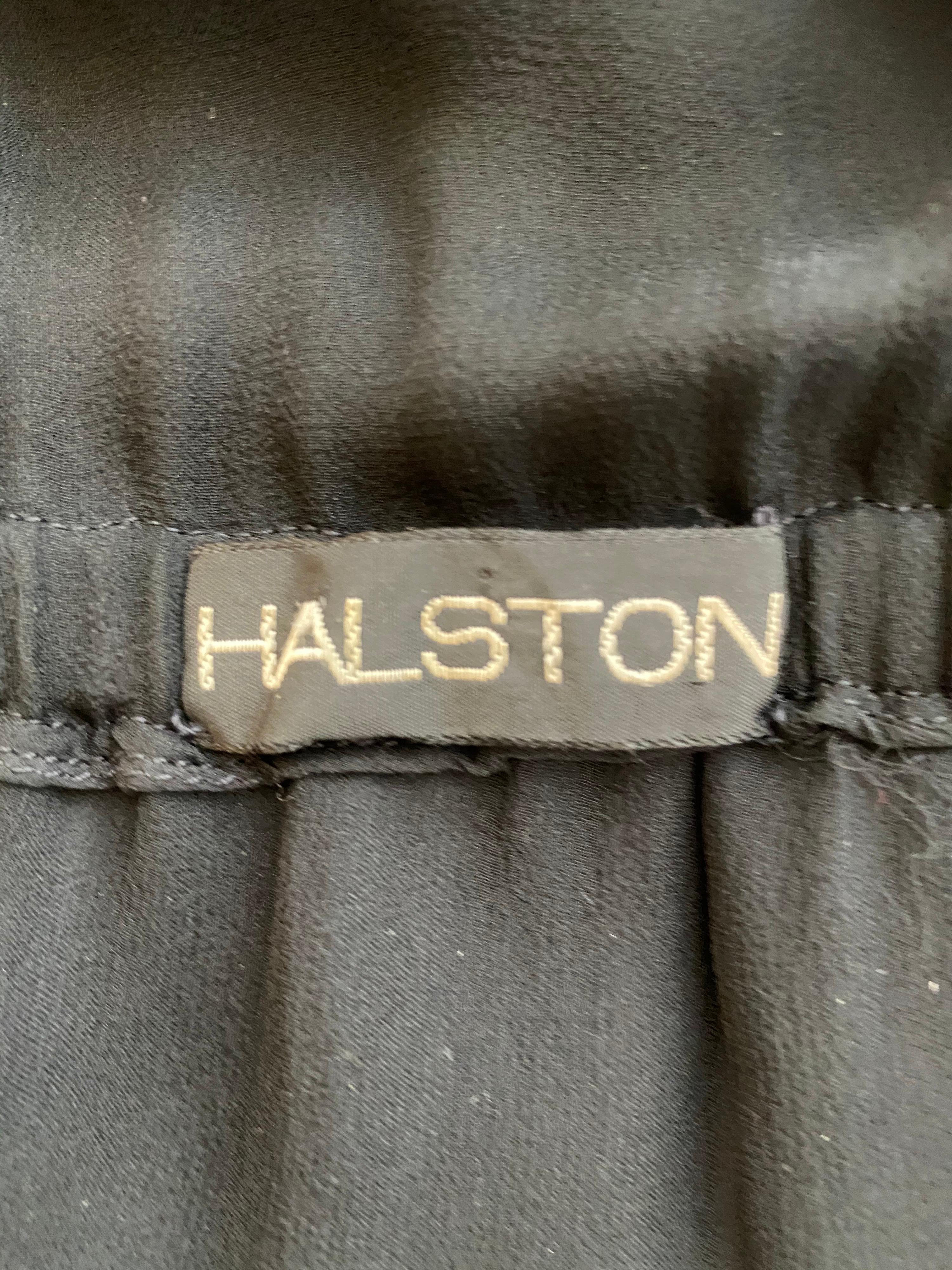 halston wrap dress