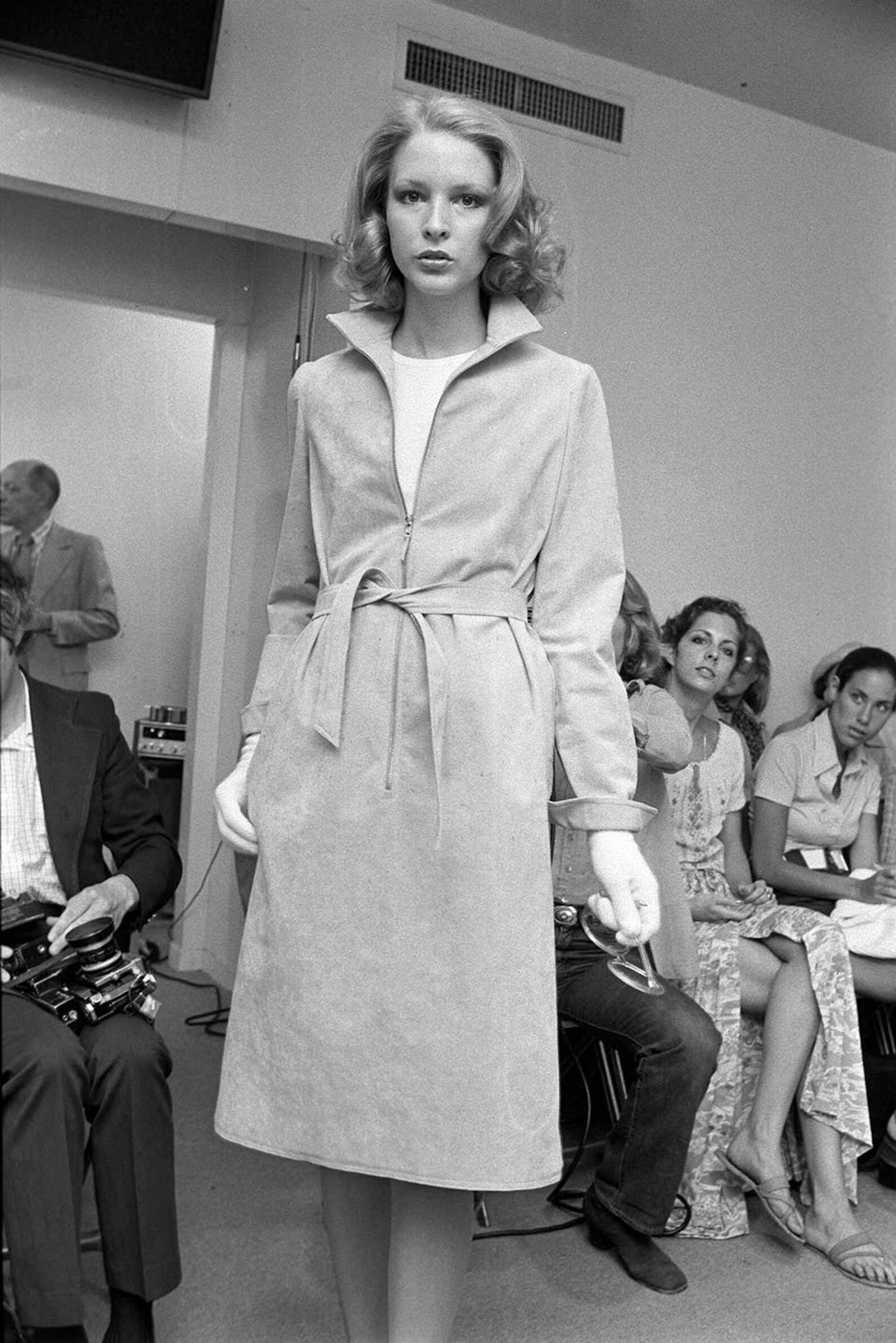 Halston Burnt Orange Ultrasuede Dress, Circa 1970s For Sale 1