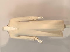 1970's Halston Cream Colored Scottish Cashmere Sweater Dress