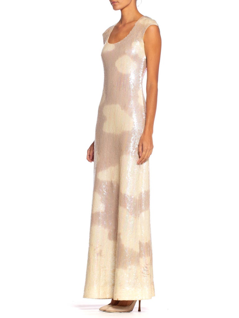 Halston Sequin Dress Magdalena Gown In Sequin