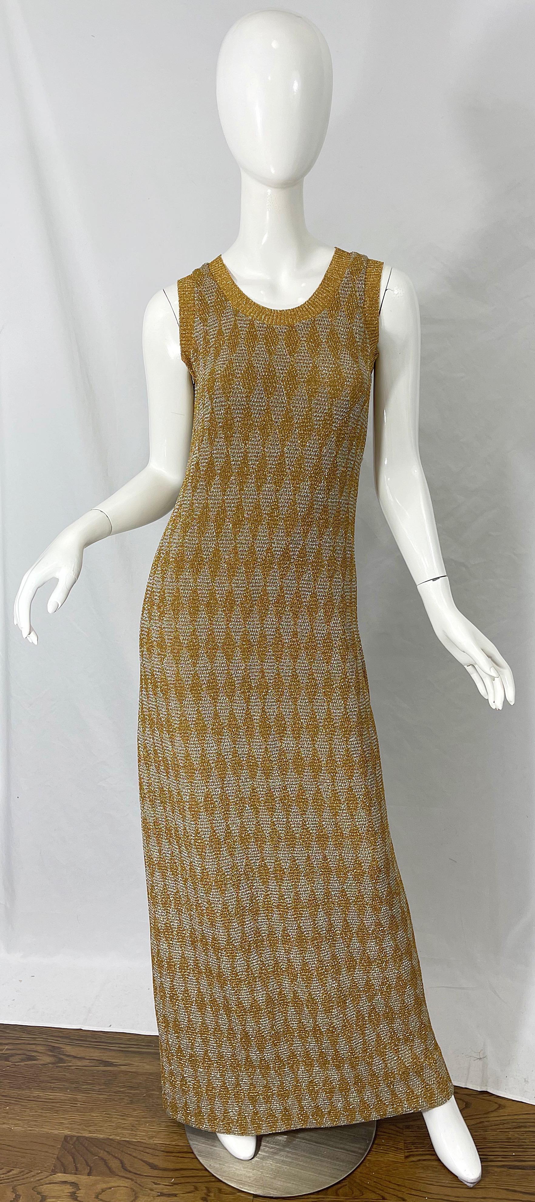 vintage lurex dress