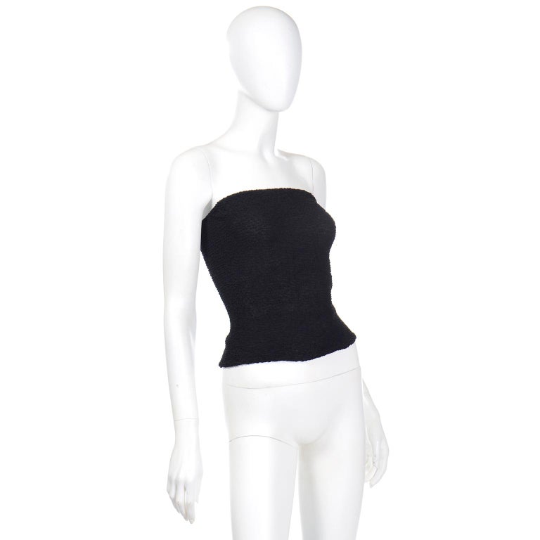 Vintage strapless tube top