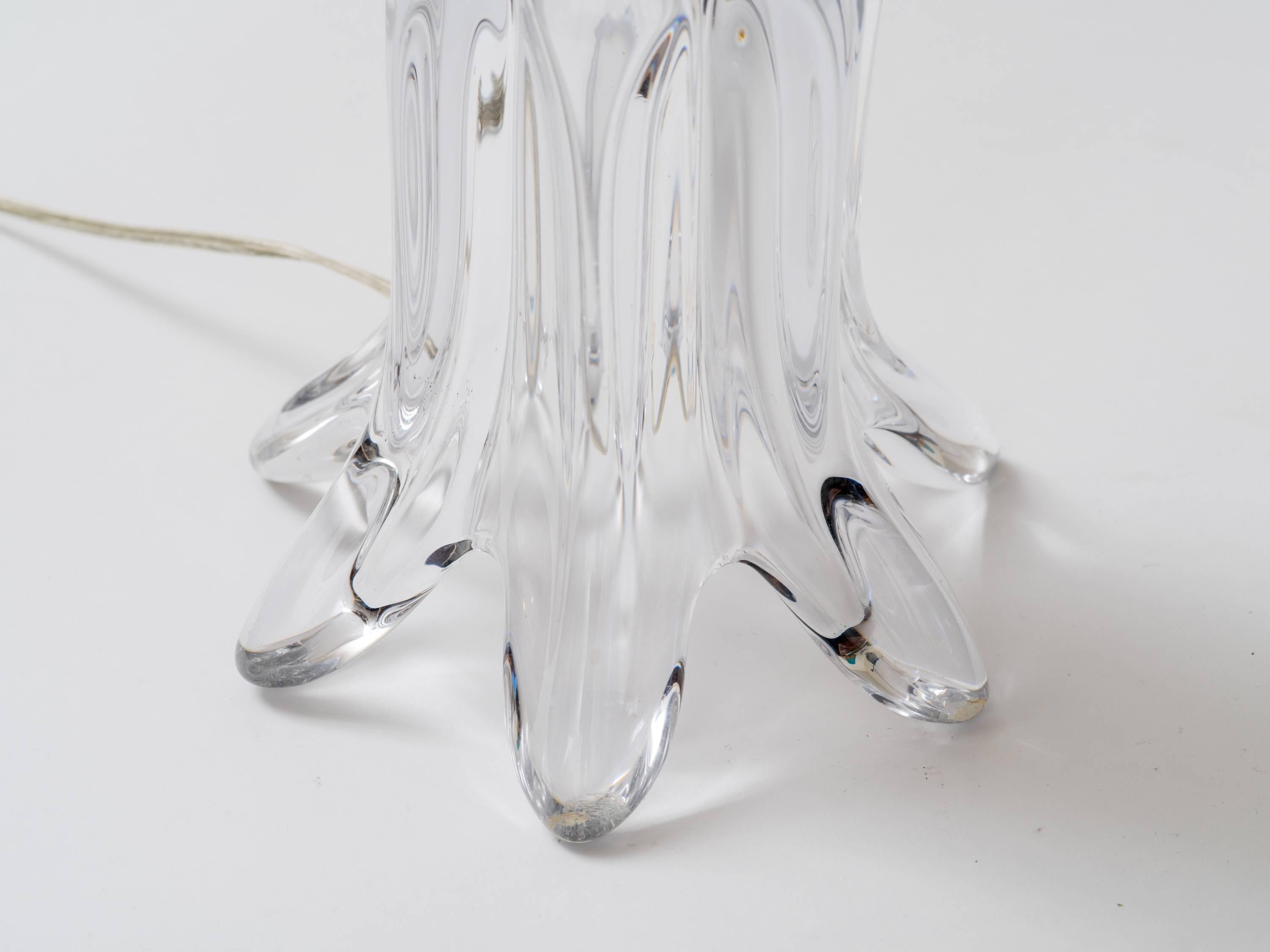 1970er Jahre mundgeblasenes Muranoglas Skulpturale Lampe im Angebot 1