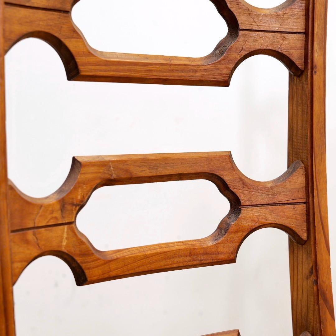 1970s Hand Carved Brutalist Dining Table & Chairs by Aquarius Enterprises en vente 7