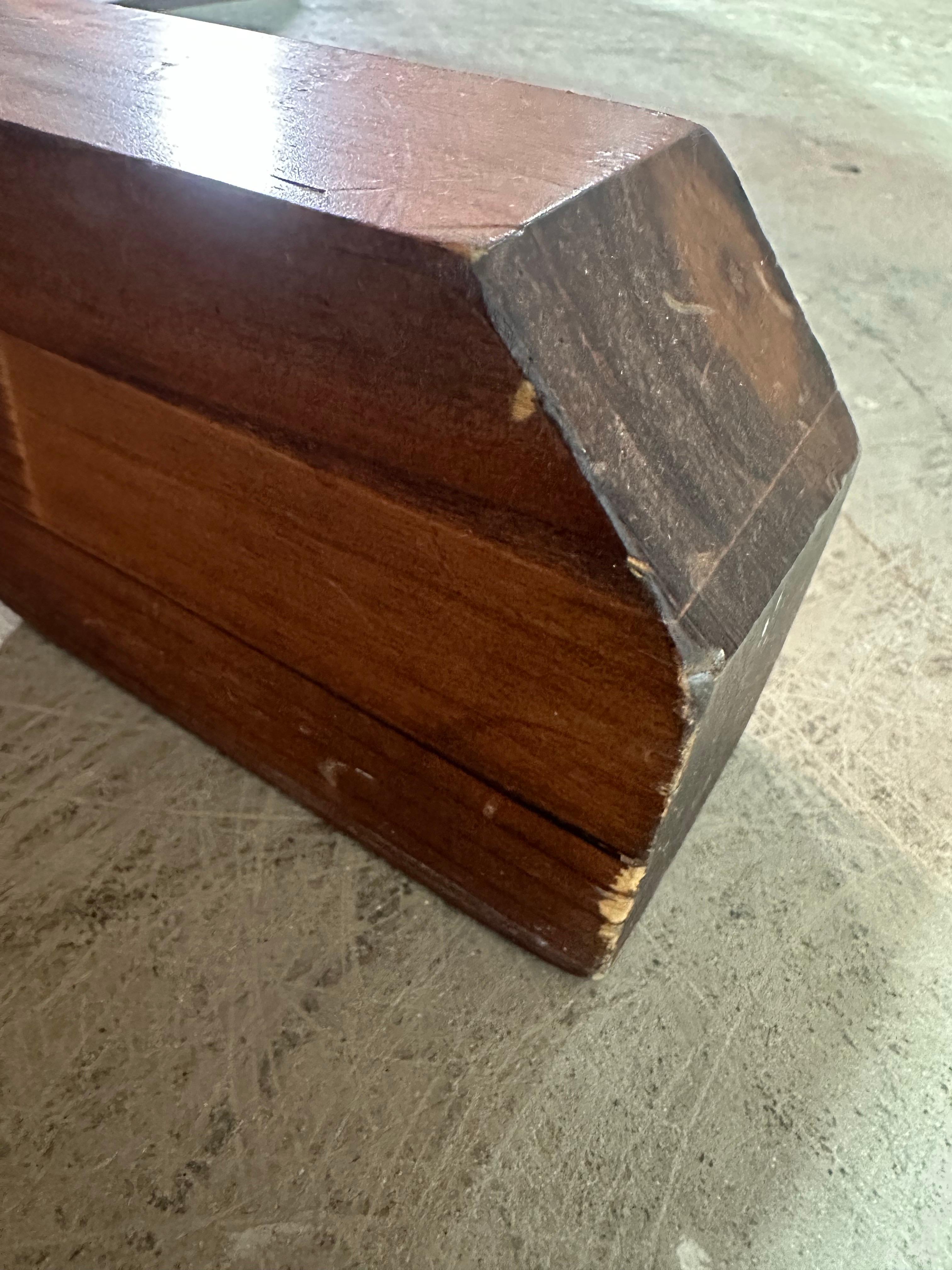 Table de salle à manger en pin brutaliste des années 1970, sculptée à la main par Aquarius Industries 6