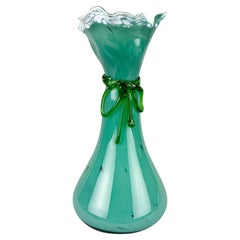 1970s Hand Made Art Glass Vase