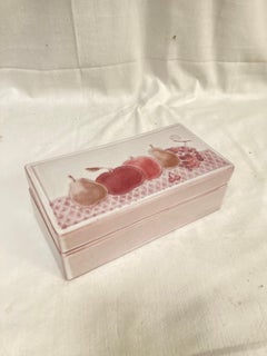 1970's hand made ceramic boxe by Cloutier